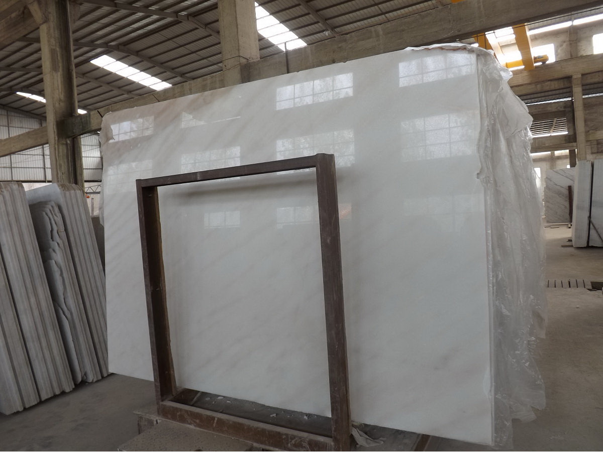 Guangxi White Marble Slab (11)