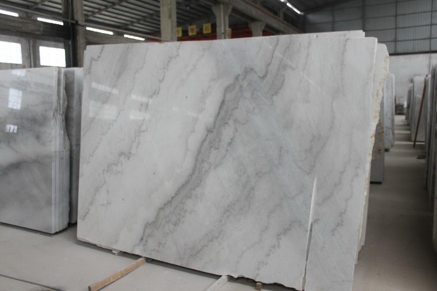 Guangxi White Marble Slab (2)